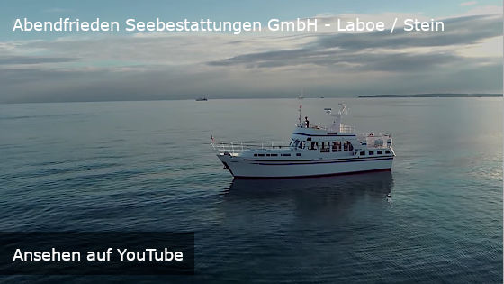 YouTube-Video: Abendfrieden Seebestattung (Link auf YouTube)